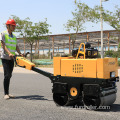 Double drum walk behind vibratory manual vibrating road roller machine FYL-800C